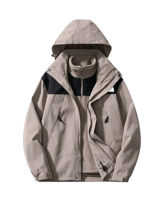 Abrigo 2 en 1 Chaqueta Impermeable & Abrigo de Polar - Unisex