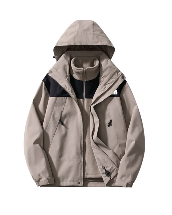 Abrigo 2 en 1 Chaqueta Impermeable & Abrigo de Polar - Unisex