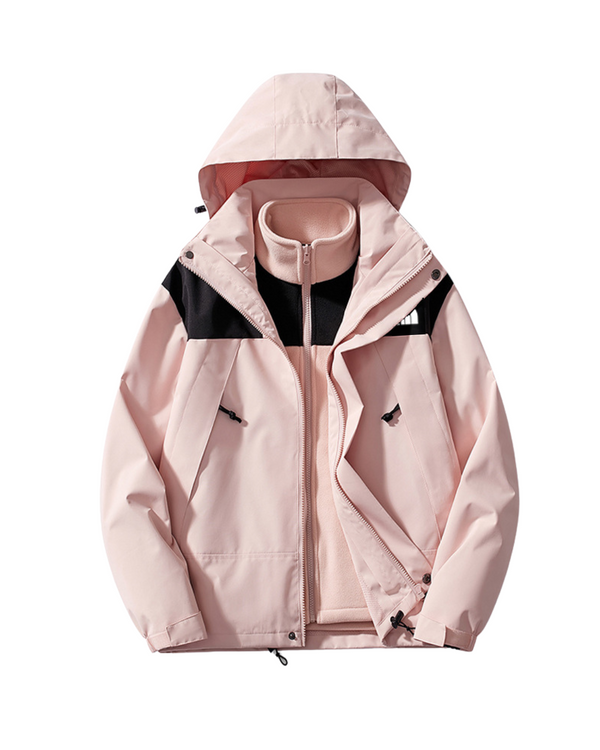 Abrigo 2 en 1 Chaqueta Impermeable & Abrigo de Polar - Unisex