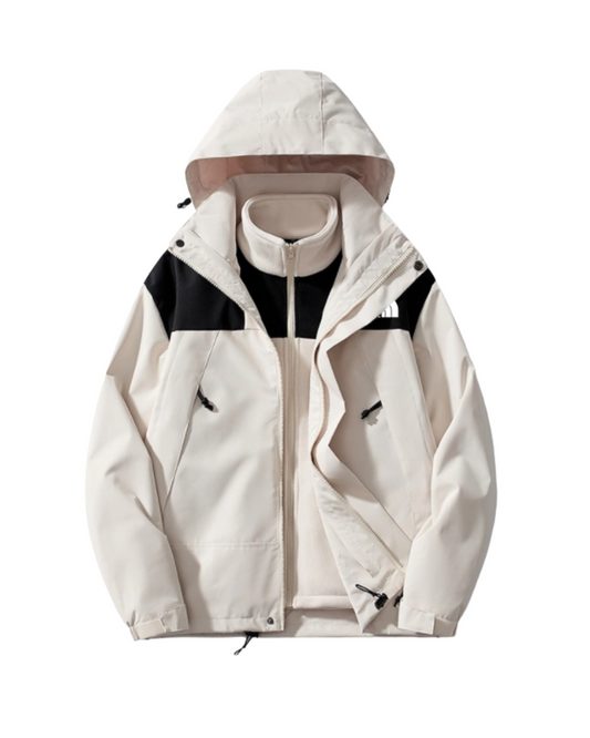 Abrigo 2 en 1 Chaqueta Impermeable & Abrigo de Polar - Unisex